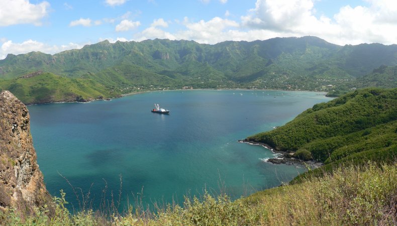 41- La baie vue du sud 